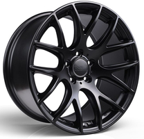 Set of 8.5x18" & 9.5x18" 3SDM 0.01-SF Matt Black
