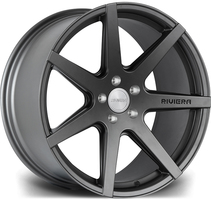 Set of 9.5x19" & 10.5x20" Riviera RV177 Matt Gunmetal
