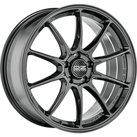 Set of 9.5x20" & 10.0x20" OZ Racing Hyper GT HLT Star Graphite