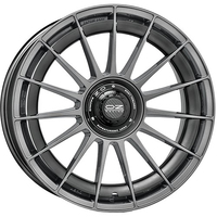 Set of 9.5x20" & 10.0x20" OZ Racing Superturismo Aero Star Graphite