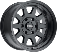 Set of 8.0x17" Black Rhino Stadium Matte Black RF