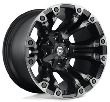Set of 9.0x20" Fuel Vapor D851 Matte Black Gray Tint