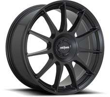 Set of 8.0x17" Rotiform DTM Satin Black