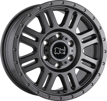 Set of 8.0x16" Black Rhino Yellowstone Matte Gunmetal