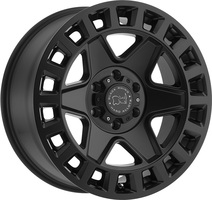 Set of 8.0x17" Black Rhino York Matte Black