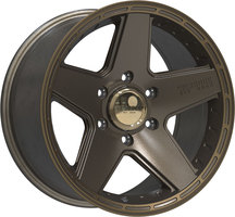 Set of 9.0x17" Wesrock ST-5 Satin Bronze Machined Lip Bronze Tint 