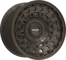 Set of 8.5x17" Wesrock MD-8 Satin Bronze Gloss Black Decorative Bolts