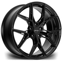 Set of 9.0x21" Velocity VF6 Gloss Black