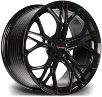 Set of 8.5x20" & 10.0x20" Velocity VF7 Gloss Black