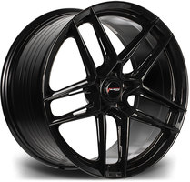 Set of 8.5x20" & 10.0x20" Velocity VF9 Gloss Black