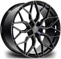 Set of 9.0x21" Riviera RF108 Black Polished Dark Tint