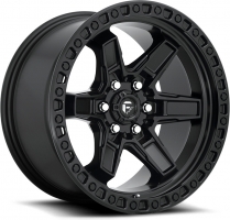 Set of 9.0x17" Fuel Kicker 6 D697 Matte Black