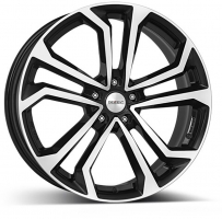 Set of 8.0x19" Dezent TA Black Polished