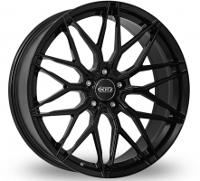 Set of 8.0x18" Dotz Suzuka Black