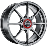 Set of 7.5x17" OZ Racing Formula HLT 4F Grigio Corsa