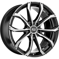 Set of 9.5x21" & 11.5x21 MSW MSW 48 Gloss Black Full Polished