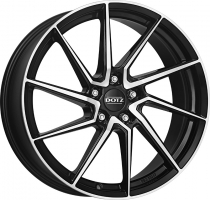 Set of 8.0x18" Dotz Spa Black Polished