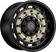 Set of 8.0x16" Black Rhino Arsenal Sand On Black