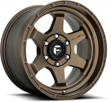 Set of 9.0x18" Fuel Shok D666 Matte Bronze