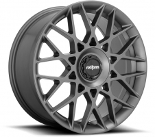 Set of 8.5x19" Rotiform BLQ-C Matte Anthracite