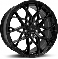 Set of 8.5x20" & 9.5x20 Romac Vortex Gloss Black