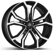 Set of 8.0x18" & 8.5x18 Dezent TV Black Polished