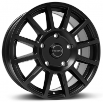 Set of 7.5x18" Romac Stealth Satin Black