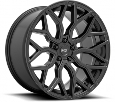 Set of 10.5x20" Niche Mazzanti Matte Black