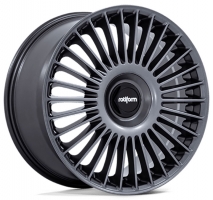 Set of 10.0x20" Rotiform GRZ Matte Anthracite