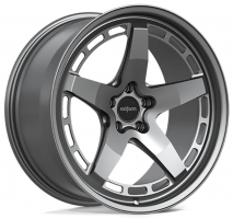 Set of 10.0x20" & 11.0x20 Rotiform WGR-S Satin Gunmetal