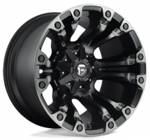 Set of 9.0x18" Fuel Vapor D851 Matte Black Gray Tint