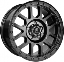 Set of 8.0x17" Tomahawk Kato Satin Black