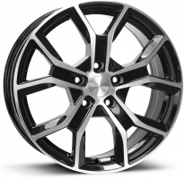 Set of 8.0x18" 1Form Edition 7 Gloss Black Polished Face