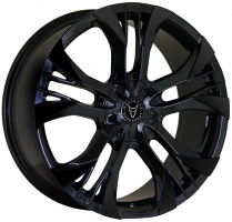 Set of 8.5x18" Wolfrace Eurosport Assassin GT2 Gloss Black