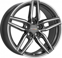 Set of 8.5x18" Wolfhart Talon 2 Gloss Black Polished