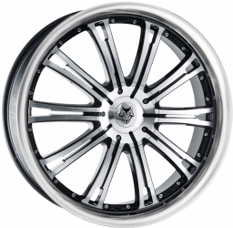 Wolfrace Explorer Vermont black alloy wheel