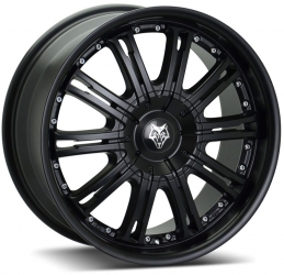 Wolfrace Explorer Vermont black alloy wheel