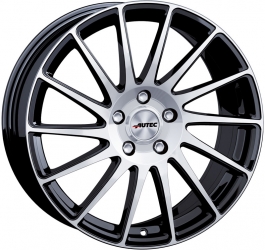 Autec Oktano black alloy wheel