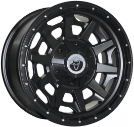 Wolfrace Explorer Canyon black alloy wheel