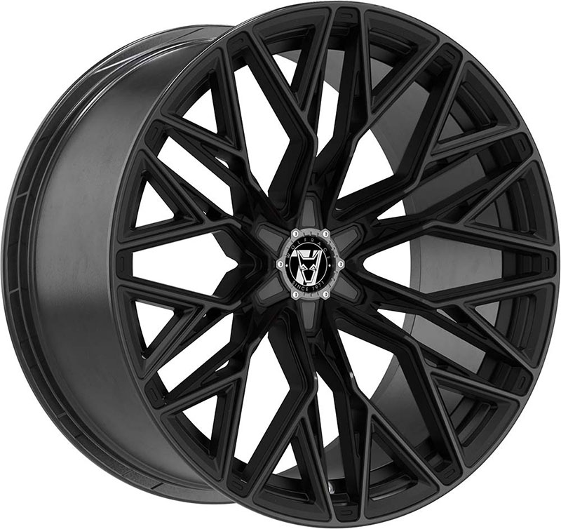 Wolfrace 71 Wolfsburg GT6 Black Alloy Wheels